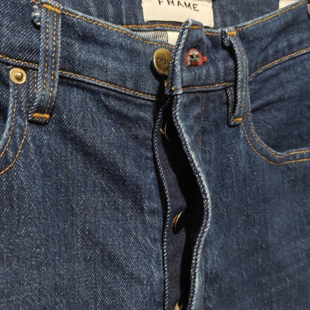 Frame Le Original Jeans Size 28 Vintage Rise High Waisted Straight Leg High Rise - Picture 4 of 8